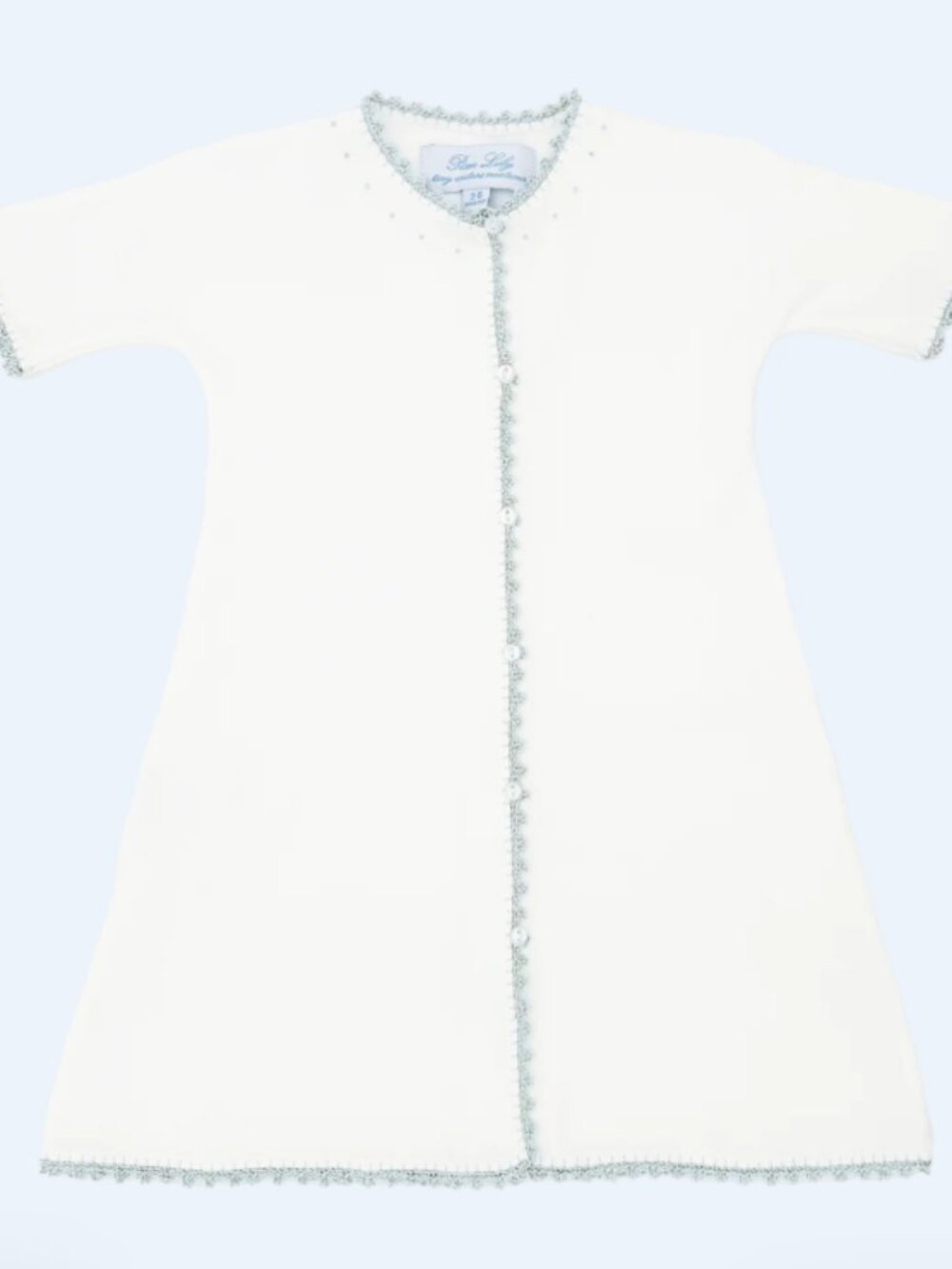 Pixie Lily Jersey Day Gown EUC Size 3-6M, Blue